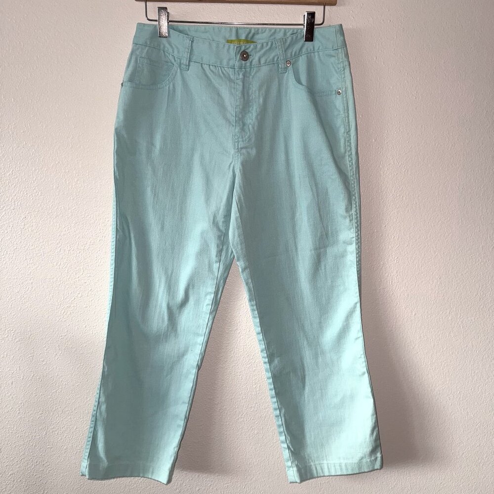 Sigrid‎ Olsen Light Turquoise Modernist 00 Pants Size 4